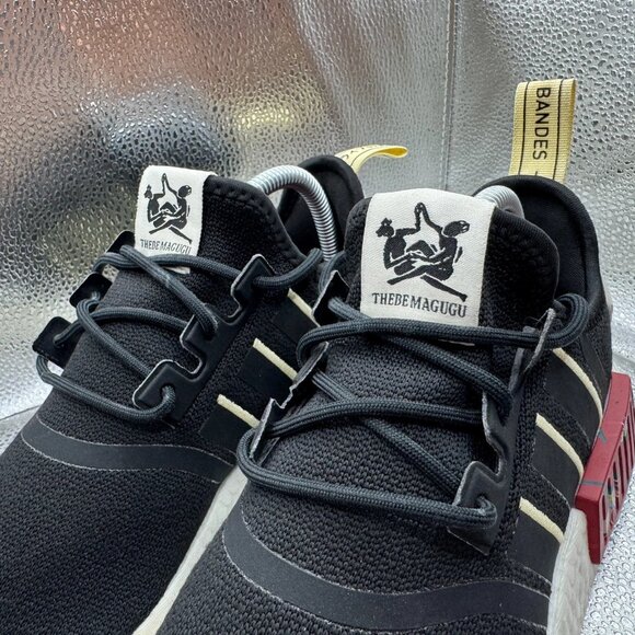 Size 8.5 Adidas Thebe Magugu x NMD_R1 Mens Black Running Sneakers GX2074 - Picture 8 of 13